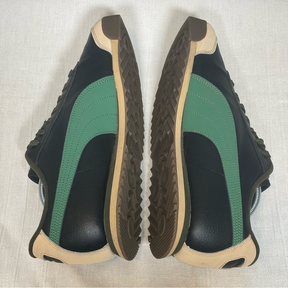 Puma Roma 70s Sneakers-Black/Psych Green-Men Size 12 - Picture 6 of 10